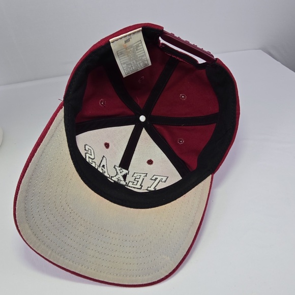 Vintage 90s Texas A&M Aggies Nike Snapback Cap Hat Swoosh Logo Taiwan Gig 'Em OS - Picture 6 of 8
